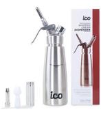 Professionele Slagroom Spuit - ICO 0.5L RVS, Ophalen of Verzenden, Nieuw