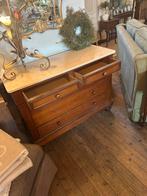 Antieke Ladekast met Marmeren Blad - engelse stijl, Ophalen, Gebruikt, 5 laden of meer, 100 tot 150 cm