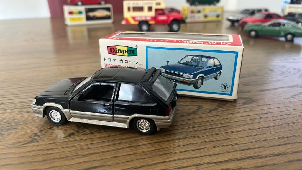Diapet Toyota Corolla II 1500SR-3 deurs, Hobby en Vrije tijd, Modelauto's | 1:43, Ophalen of Verzenden, Zo goed als nieuw, Auto
