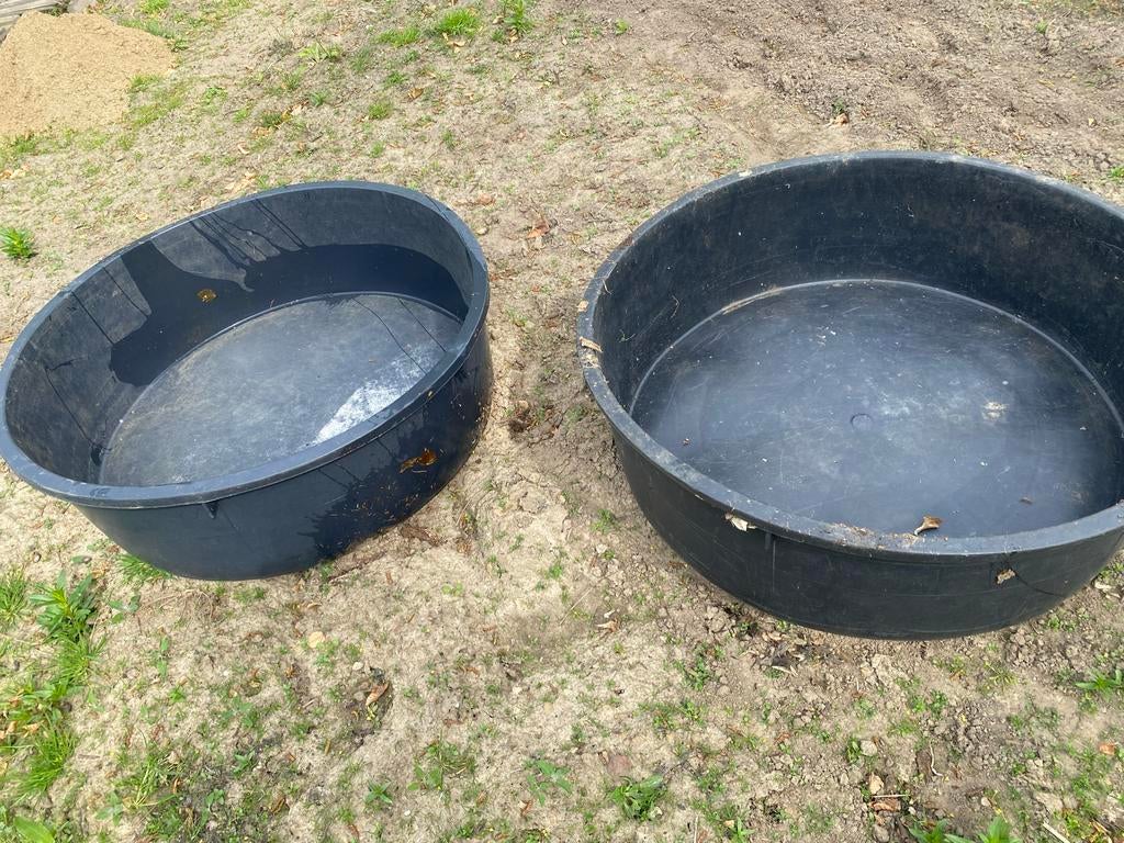 2 waterbakken kuipen 275 liter 110x35cm, Tuin en Terras, Vijvers, Ophalen, Gebruikt