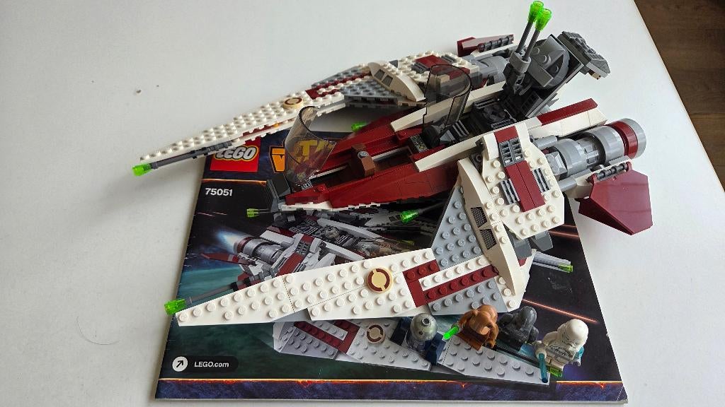 Lego Star Wars Set 75051 Jedi Scout Fighter, Compleet, Star Wars, Lego, Ophalen of Verzenden