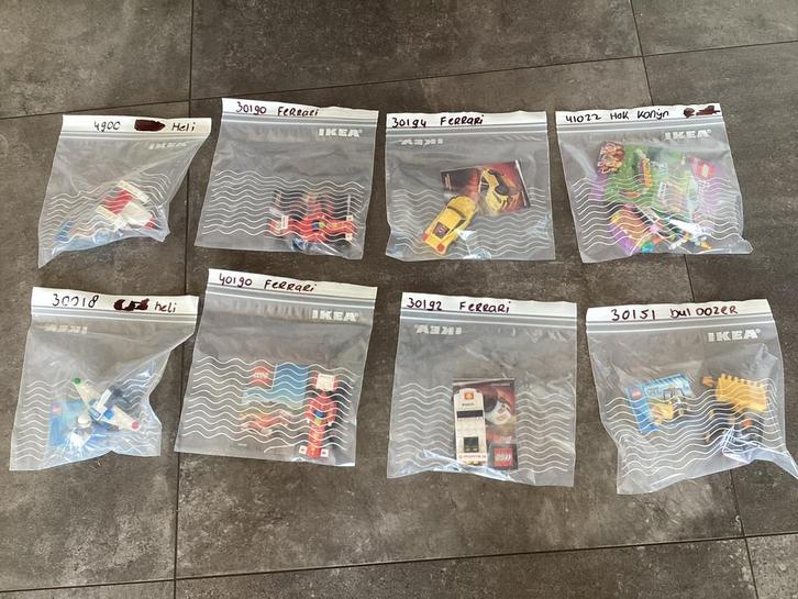 Diverse Lego Sets: Ferrari, Helikopters, Bulldozer, Konijn, Kinderen en Baby's, Speelgoed | Duplo en Lego, Gebruikt, Lego, Complete set