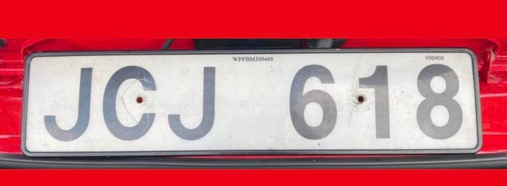 Oude Zweedse kentekenplaat- Collector's it, Ophalen of Verzenden, Gebruikt