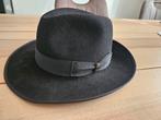 Borsalino fedora maat 58 als nieuw, Borsalino, Hoed, Ophalen of Verzenden, Zo goed als nieuw