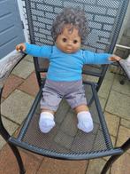 Leuke babypop met krullen en kleding, Ophalen of Verzenden, Gebruikt, Babypop