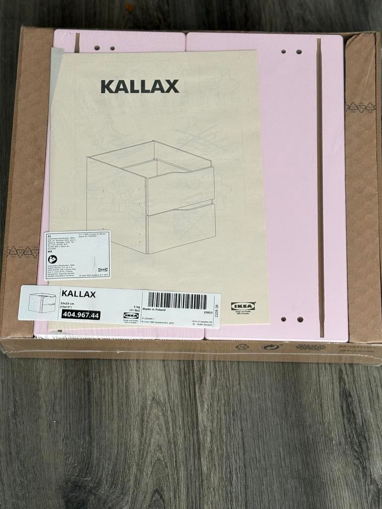 IKEA KALLAX lade roze (nieuw in verpakking), Ophalen of Verzenden, Nieuw
