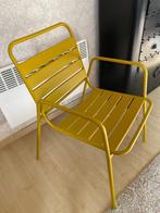 Tuinstoel Lily curry geel, Ophalen, Zo goed als nieuw, Metaal, Stapelbaar