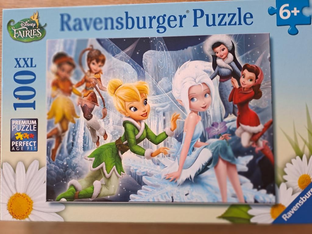 DISNEY FAIRES. KINDERPUZZEL. 100 STUKJES. XXL. RAVENSBURGER, Ophalen of Verzenden, Meer dan 50 stukjes, Gebruikt, 4 tot 6 jaar