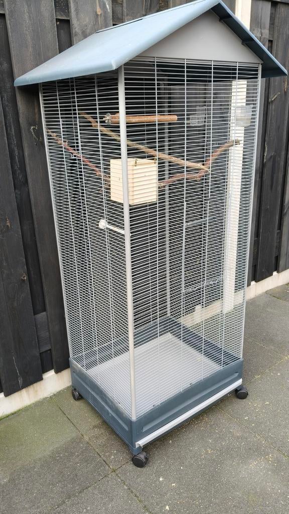 Vogelkooi/vogelhok, Dieren en Toebehoren, Ophalen, Zo goed als nieuw, Metaal, Vogelkooi