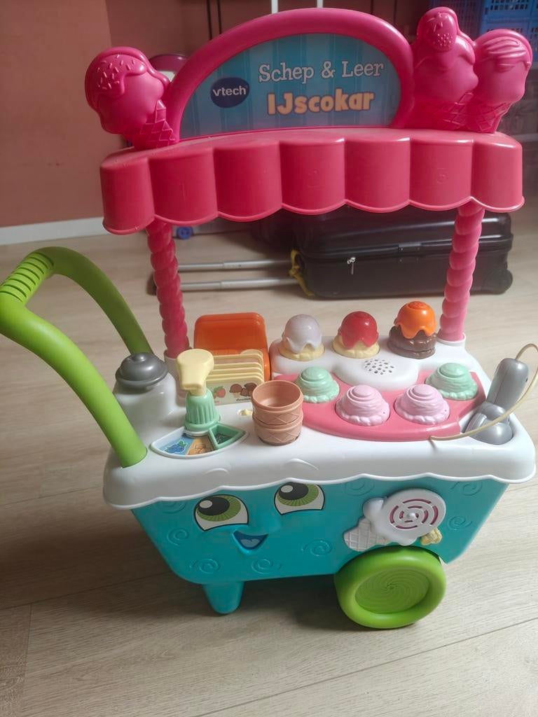Schep & Leer Ijscokar van V-Tech, Ophalen, Zo goed als nieuw