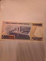 Turkse 500.000 Lira biljet - Zeldzaam verzamelobject, Ophalen of Verzenden, Overige landen