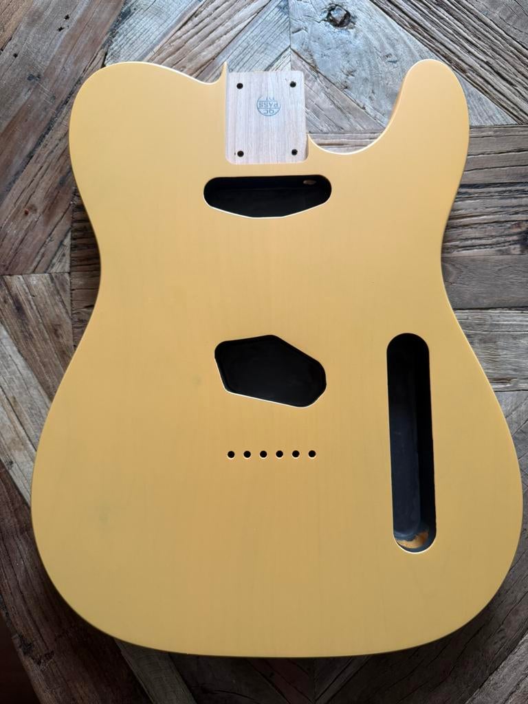 Telecaster body” Butterscoth Blond Nitro Satin” Elzen neww, Verzenden, Geeen, Geen, Nieuw