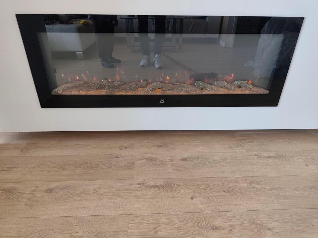 EL FUEGO elektrische LED sfeerhaard "Meran" 130cm 900/1800 W, Ophalen, Zo goed als nieuw, Inbouwhaard, Elektrische haard