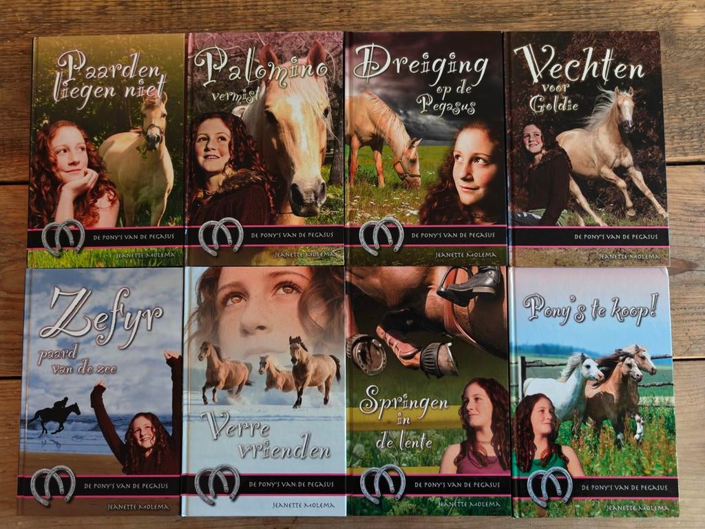 8 Delen van de serie: De pony's van de Pegasus., Boeken, Ophalen of Verzenden, Gelezen