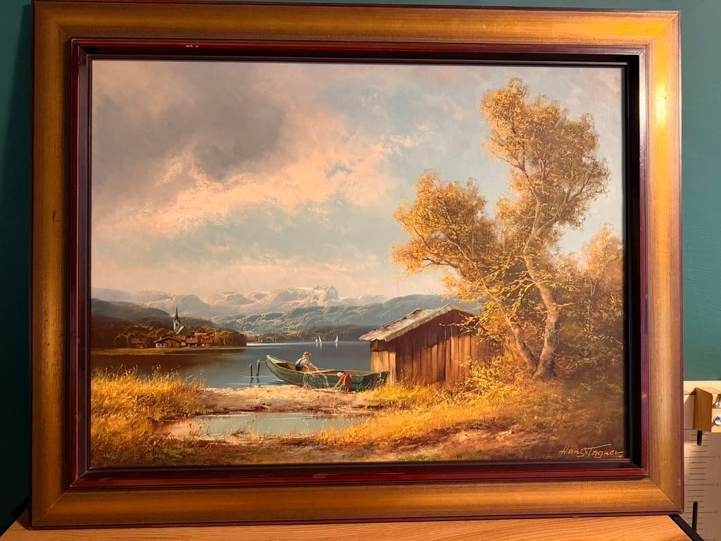 Schilderij Hans Wagner, Ophalen