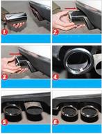 Chrome rvs uitlaat sierstuk eindstuk Geschikt Voor VW Golf 5, Verzenden, Automotive Parts, A.parts@hotmail.nl, Trasmolenlaan 12 3447 GZ Woerden