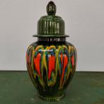 Vintage Plateel Deksel vaas West Germany Porselein, Ophalen of Verzenden