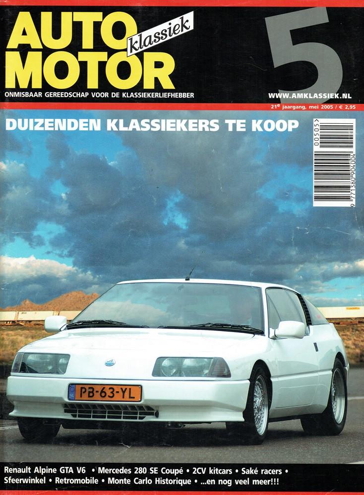 Auto Motor Klassiek 2005 nr. 5 (o.a. Mercedes 280 SE Coupé), Verzenden, Gelezen, Algemeen