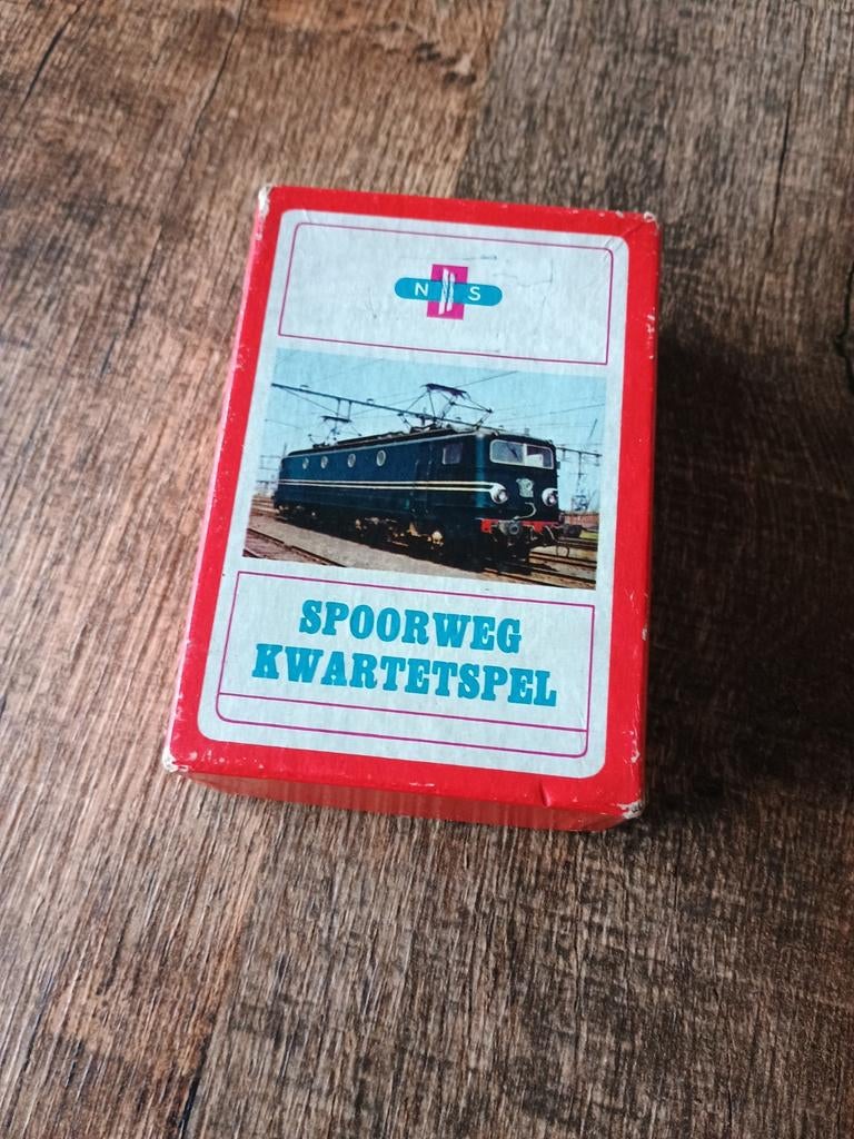 Oud NS kwartet - Spoorwegkwartet - Nederlandse Spoorwegen, Ophalen of Verzenden, Gebruikt, Kwartet(ten)