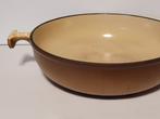 LE CREUSET Enzo Mari Ronde OVENSCHAAL / Oven Schaal 22 cm, Gebruikt, Gietijzer, Verzenden, Keramische plaat