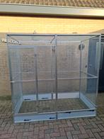 Aluminium voliere met morsrand, Dieren en Toebehoren, Vogels | Hokken en Kooien, Ophalen, Aluminium, Volière