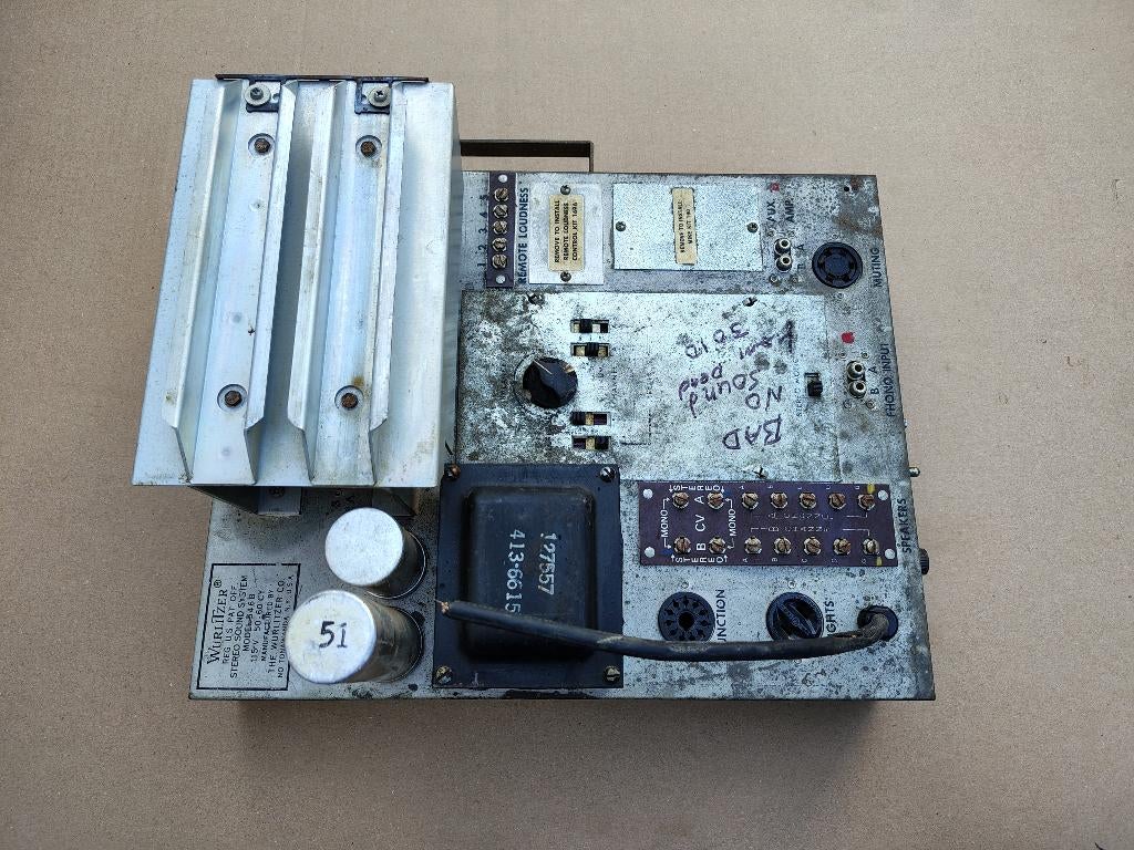 Versterker/ 546B Wurlitzer 3000/ 3010 (1966) jukebox, Verzenden, Gebruikt, 1950 tot 1960, Seeburg