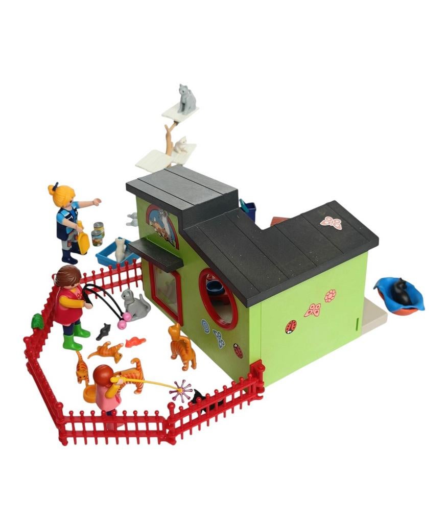 Playmobil Kattenverblijf 9276, Ophalen, Zo goed als nieuw, Complete set