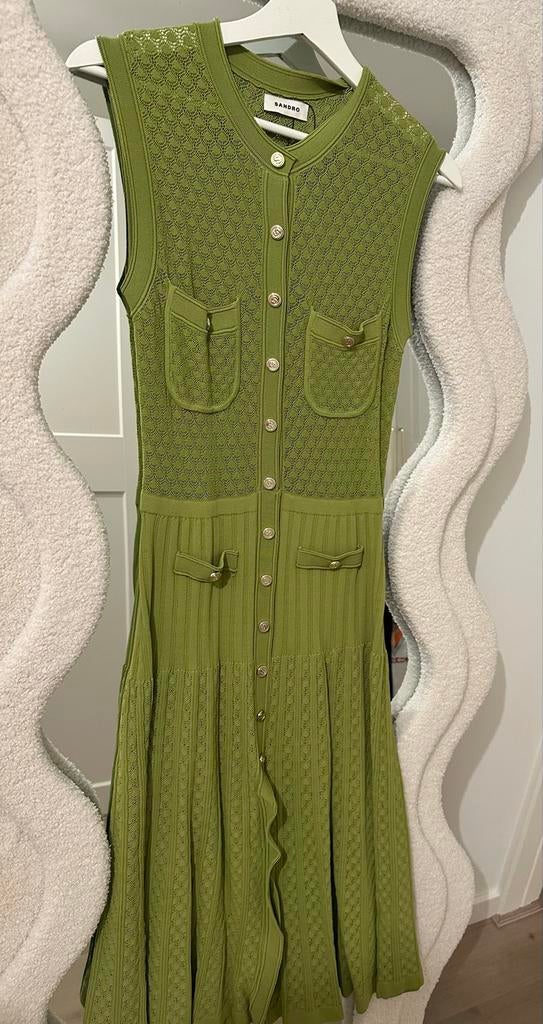 Originele Sandro jurk maat S - Nooit gedragen, Kleding | Dames, Jurken, Ophalen of Verzenden, Nieuw, Maat 36 (S), Groen