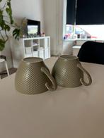 HEMA Groene Soepkommen - Set van 2, Keramiek, Ophalen of Verzenden, Zo goed als nieuw, Kom(men)