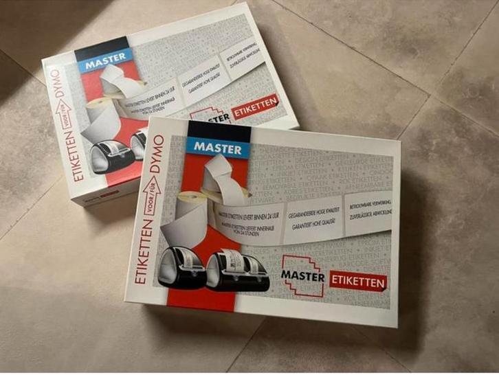 NIEUW - 18 rollen Dymo labels 54x25mm, Computers en Software, Labelprinters, Nieuw, Etiket, Ophalen of Verzenden