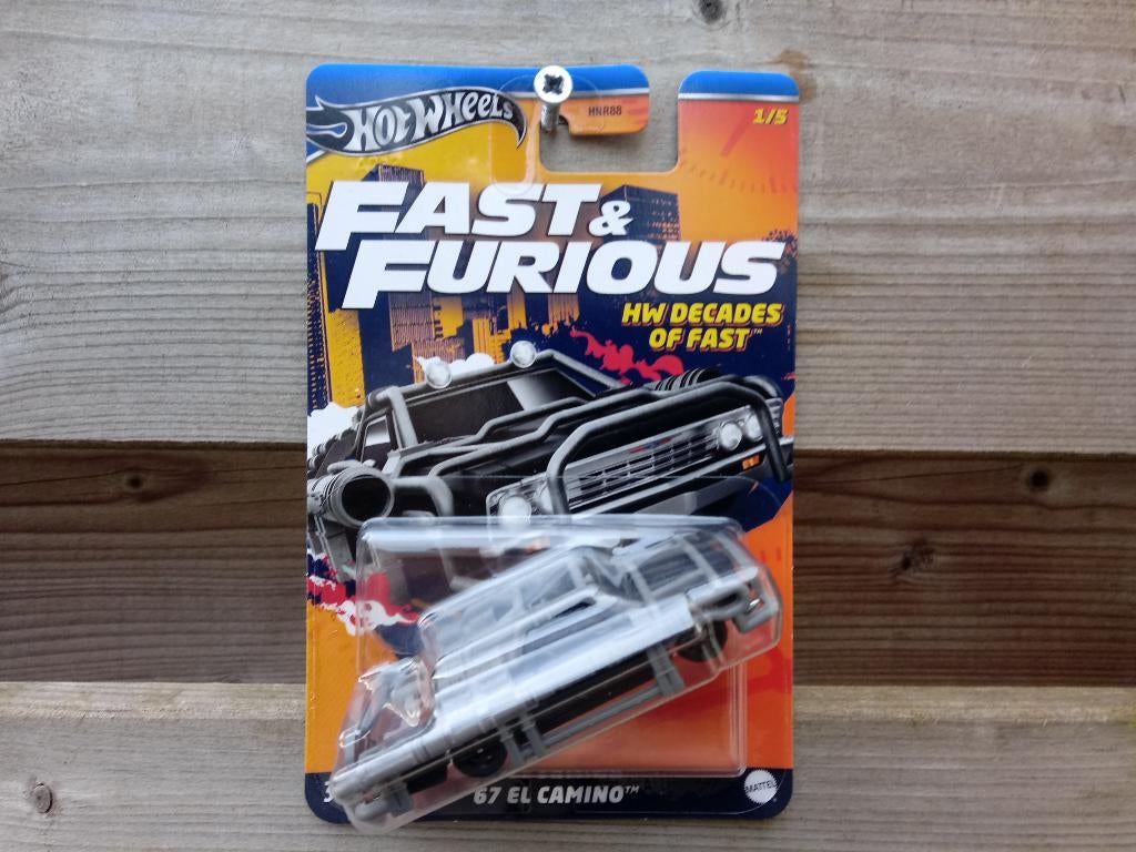 Chevrolet El Camino '67 Hotwheels Fast & Furious, Hobby en Vrije tijd, Modelauto's | Overige schalen, Ophalen, Nieuw, Auto
