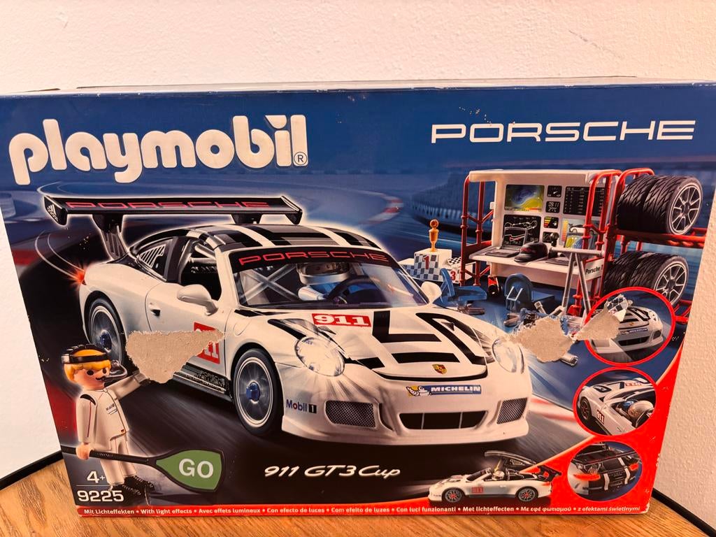 Playmobil Porsche 911 GT3 Cup (9225), Ophalen of Verzenden, Nieuw, Jongen of Meisje