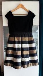 Jake*s cocktailjurk - maat 38 - zwart/goud/wit, Maat 38/40 (M), Overige kleuren, Cocktailjurk, Ophalen of Verzenden
