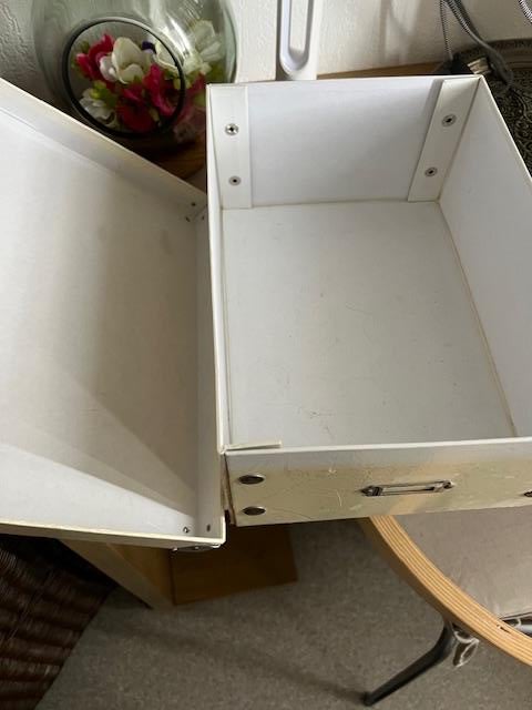 Stevige kartonnen opbergdoos inklapbaar, Ophalen of Verzenden, Gebruikt, Overige materialen, Minder dan 50 cm