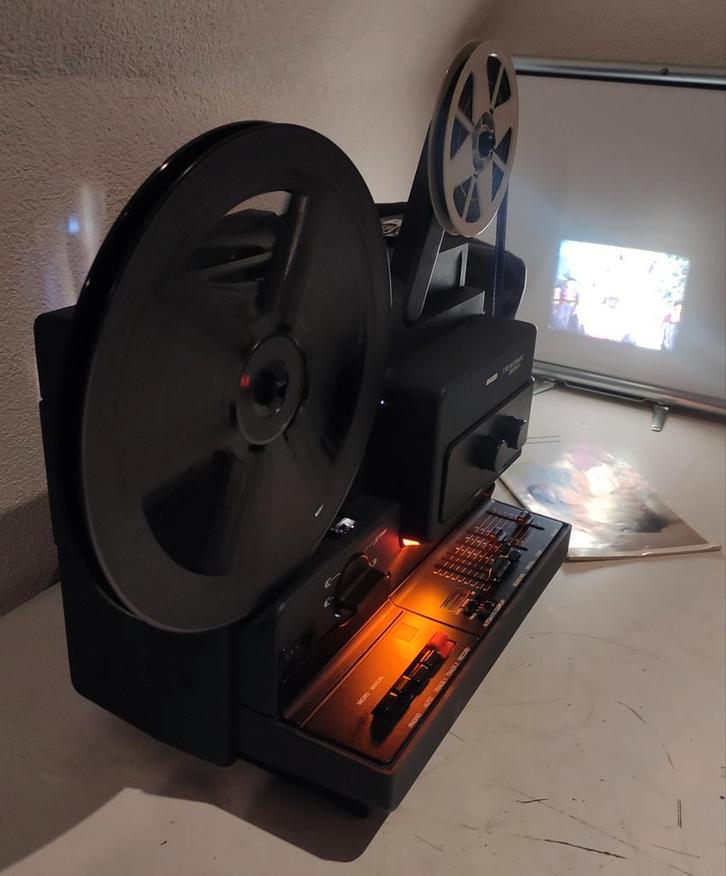 BAUER T 502 AUTOMATIC DUOPLAY super 8 FILMPROJECTOR, Audio, Tv en Foto, Filmrollen, 8mm film, Ophalen of Verzenden