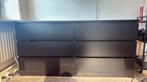 IKEA MALM LADEKAST 6 LADES ZWARTBRUIN, Huis en Inrichting, Kasten | Ladekasten, Ophalen, 50 tot 100 cm, Zo goed als nieuw, 3 of 4 laden