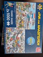 Jan van haasteren 2 puzzels in een doos, Ophalen of Verzenden, 500 t/m 1500 stukjes, Zo goed als nieuw, Legpuzzel