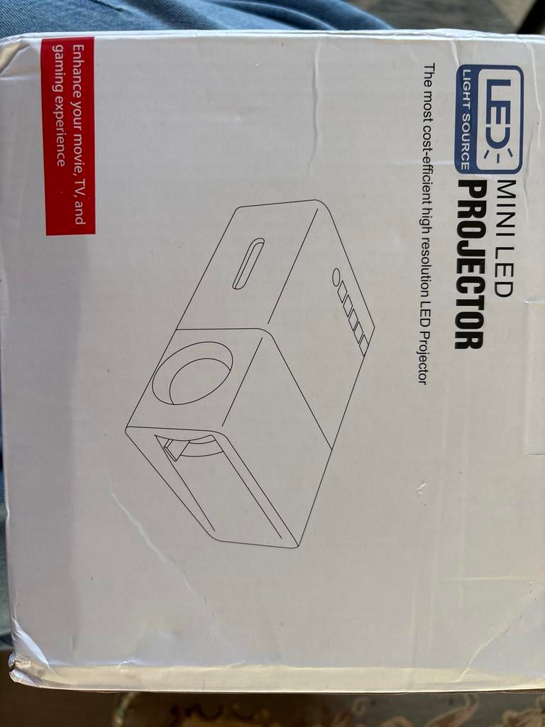 Mini LED Projector, Ophalen of Verzenden, Nieuw, LED, Overige resoluties