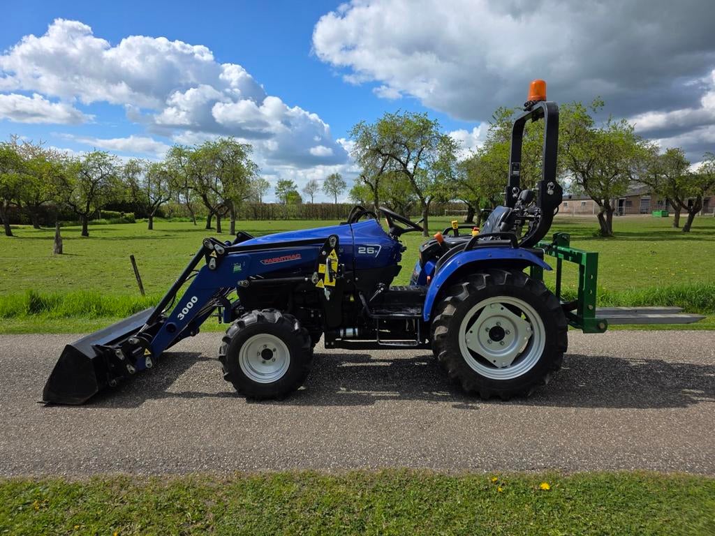 Farmtrac 26 HST met voorlader marge., Overige merken, Gebruikt, 2500 tot 5000, Ophalen of Verzenden