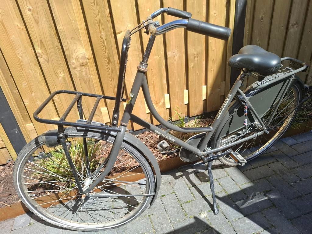 Leuke grijze weduwe fiets, Ophalen of Verzenden, Gebruikt