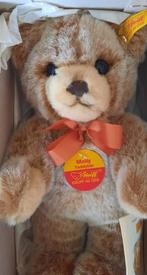Nieuw in doos, steiff beertje molly 22 cm met kaartjes, Ophalen of Verzenden, Nieuw, Stoffen beer, Steiff