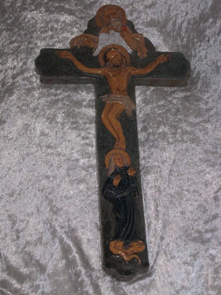 Russel Tiglia Tegelen Crucifix Kruisbeeld, Antiek en Kunst, Ophalen