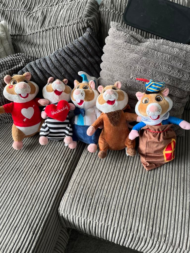 Appie Hamsters - Complete set van 5 verschillende hamsters, Ophalen, Zo goed als nieuw, Overige typen