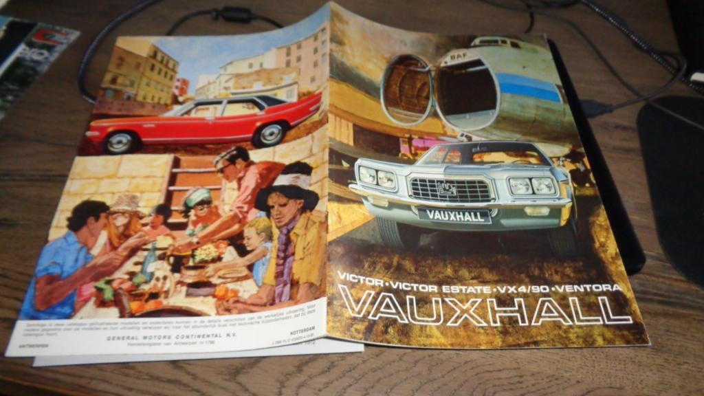 Folder Set VAUXHALL Victor-Victor Estate-VX 7/90-Ventora 72, Verzenden, Nieuw, Overige merken