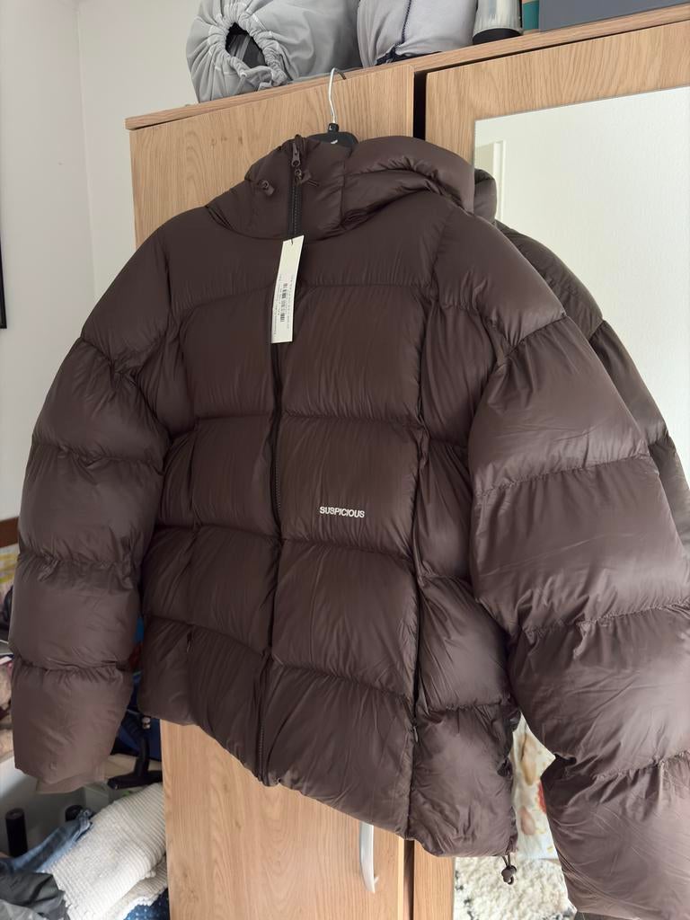 Suspicious Antwerp Puffer Espresso - XXL, Kleding | Heren, Verzenden, Nieuw, Overige maten, Bruin
