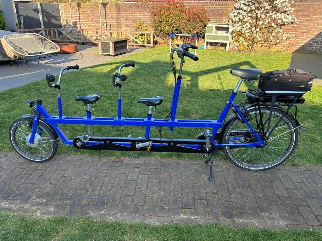 Elektrische XL familiefiets tandem onderwaterfiets, Fietsen en Brommers, Fietsen | Tandems, 55 cm of meer, Ophalen, Gebruikt, Minder dan 10 versnellingen