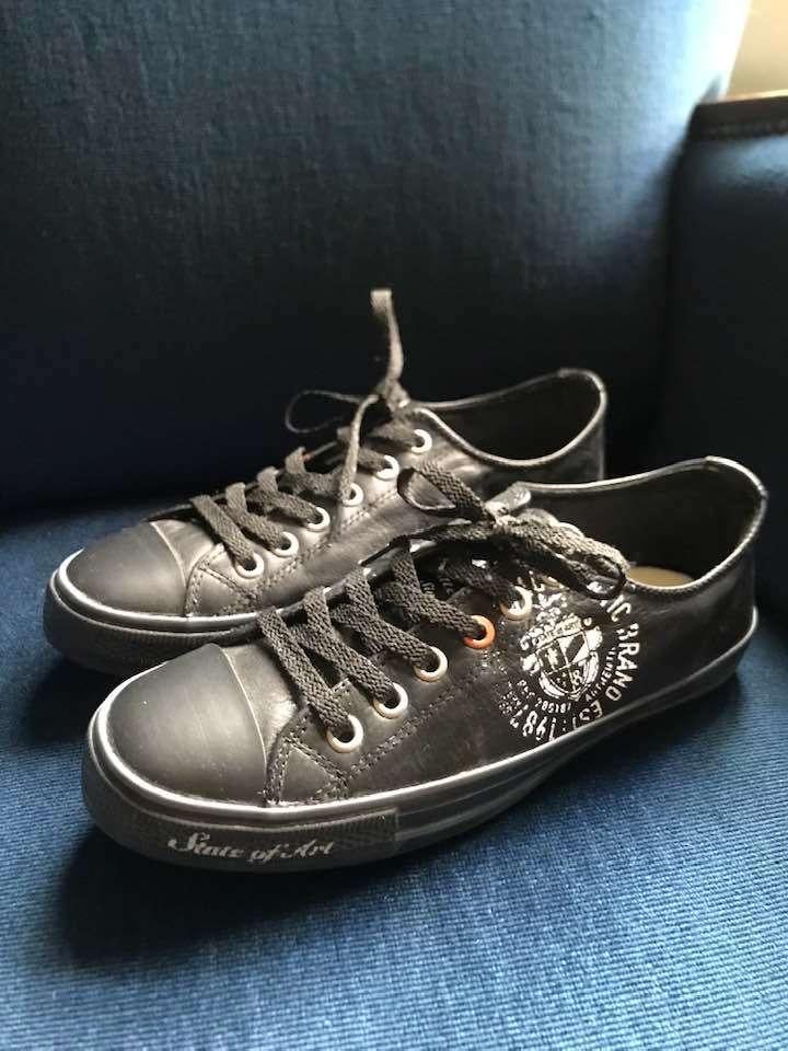 nieuwe lederen State of Art zwarte mannenschoenen, maat 41, Kleding | Heren, Schoenen, State of Art, Zwart, Nieuw, Ophalen of Verzenden