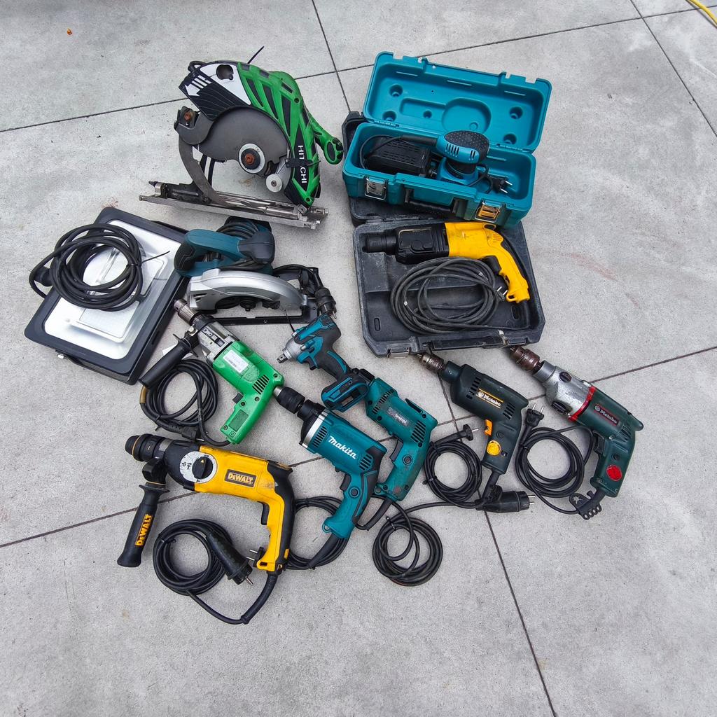 Diversen gereedschap Makita DeWALT Hitachi Metabo, Ophalen, Zo goed als nieuw, Boormachine