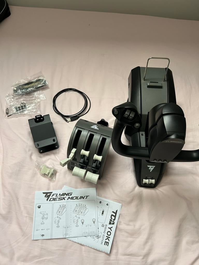 Boeing Yoke met throttle (ongebruikt), Ophalen, 1 speler, Nieuw, Vanaf 12 jaar