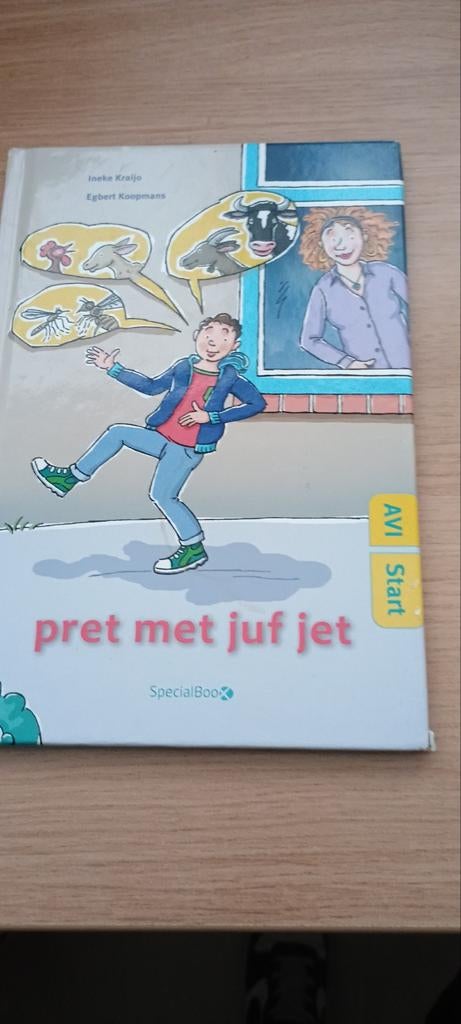 Pret met juf Jet - AVI Start leesboek, Boeken, Ophalen of Verzenden, Gelezen, Ineke Kraaijo, Egbert Koopmans, Fictie algemeen